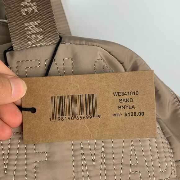 NWT Steve Madden Sand Bnyla weekender oversized tote bag large luggage logo - Picture 8 of 11